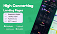 build leadpages, kajabi, clickfunnels, gohighlevel sales funnel landing page