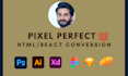 convert your  figma to HTML, reactjs, nextjs