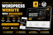 build a professional custom wordpress website with breakdance