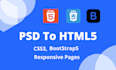 develop responsive websites using html5 css3 and bootstrap5