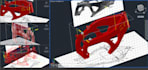3d modelling, drawing 2d bike parts with autocad