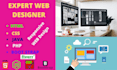build responsive website using HTML,CSS,js,bs