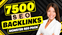 give 3 tier monster SEO pack  7500 high da  backlinks