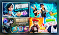 design gaming thumbnails in blender and photoshop