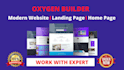 design, redesign wordpress website and landing page using oxygen builder