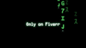 make intro in matrix style