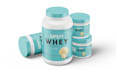 do premium protein supplement label design with 3d mockup