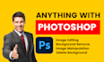 do delete background , or any photoshop work