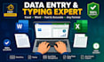do any process and typing your work in excel or word