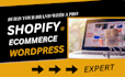 design and build a professional shopify or ecommerce website