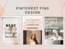 design 5 professional pinterest pins