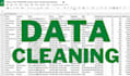 do spreadsheet data cleaning, formatting, sorting, remove duplicate with excel