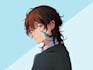 make a cool anime character concept, fan art, and art of your oc