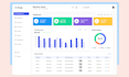 redesign and design dashboard UI UX, web app in figma