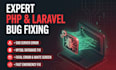 fix PHP bug, laravel error, and mysql database issue