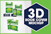 create 3d book and ebook cover mockup in different styles