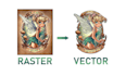 do vector tracing, vectorize image, convert logo to vector