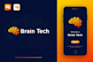 design modern technology, cyber, finance, insurance, tech, software agency logo