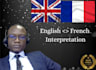 interpret for you in english and french