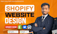 create shopify store, build shopify website design, shopify dropshipping store