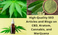 write SEO optimized cbd, kratom, cannabis, marijuana blogs and articles