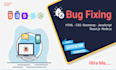 fix javascript, react, and typescript errors,bugs