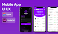 design mobile app uiux, create prototype and wireframe in figma or xd