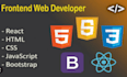 develop responsive HTML CSS react js website for you