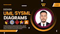 design professional uml, sysml or software architecture diagrams