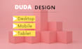 build a website with unique design using duda