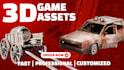create game ready 3d models and assets with pbr texturing