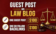 write and publish a law guest post on a high da law site