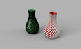 model your vase and rendering