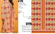 illustrate textile pattern and design for fabric print