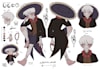 make character sheet design in anime style