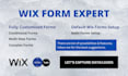 wix form customized, multistep form, conditional or complex form
