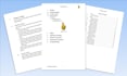 create a simple to use ms word template for your documents