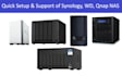 setup and fix synology, wd, qnap, asustor, unraid, truenas, ugreen nas