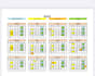 create a calendar timesheet PDF