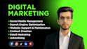 be your digital marketing manager and virtual assistant