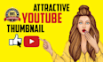 design attractive youtube thumbnail catchy and facebook cover page