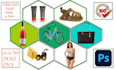 do clipping path, remove background with crop and resizing