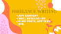do freelance writing for lifestyle and travel