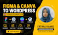 convert figma and canva designs to wordpress using elementor