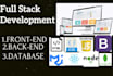 create responsive websites in html css javascript react nodejs