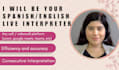 be your spanish to english live interpreter
