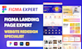 design high converting landing page UI UX in figma