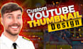 design an attractive, unique and amazing youtube thumbnail