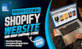 build professional shopify website and drop shipping store