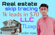 do real estate llc skip tracing